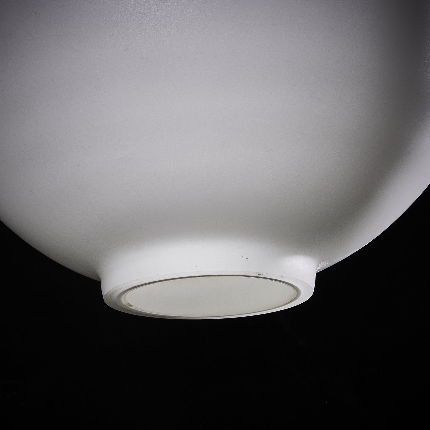 Large glass ceiling lamp 1940-50s