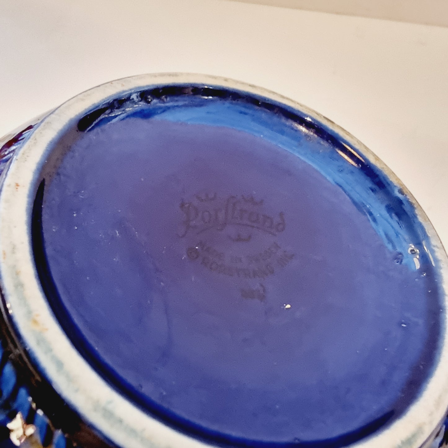 Blå Eld terrin Hertha Bengtsson Rörstrand 21cm