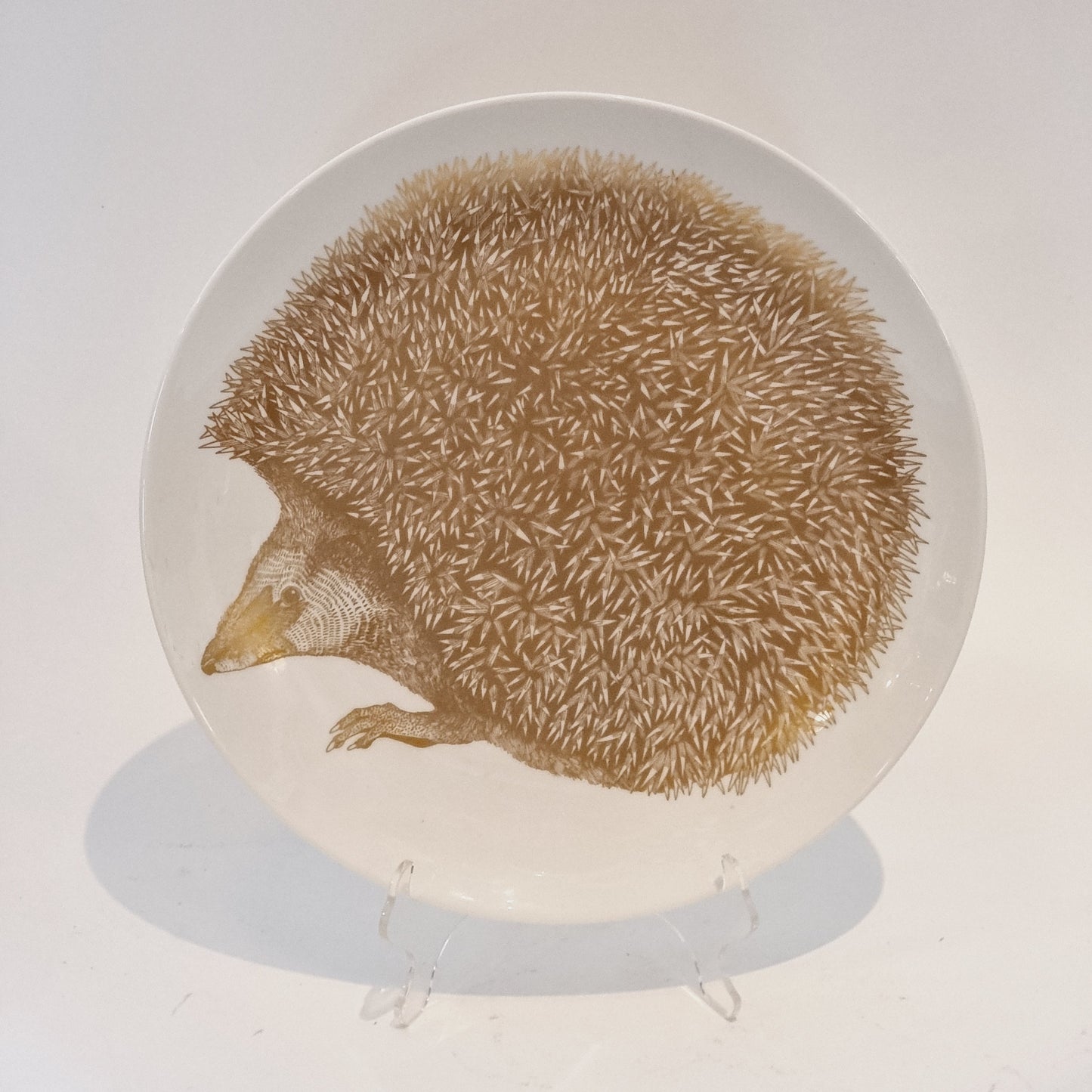 Dinner plate Species in danger Hedgehog Paul Hoff Gustavsberg 24.5cm
