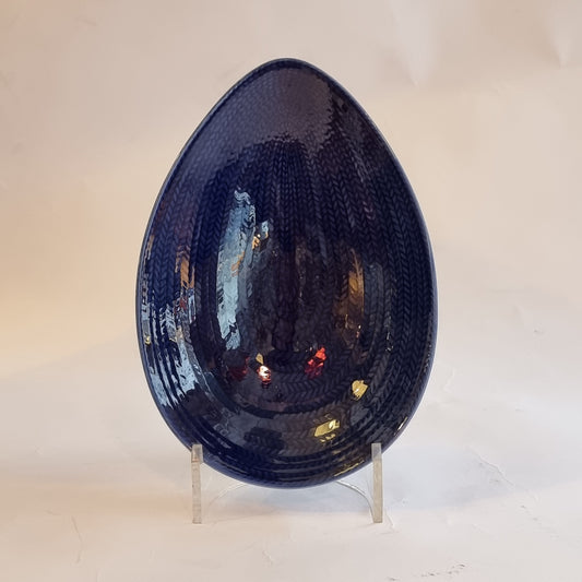 ブルー ファイヤー プラッター ヘルタ ベングトソン ロールストランド 25x17.5cm