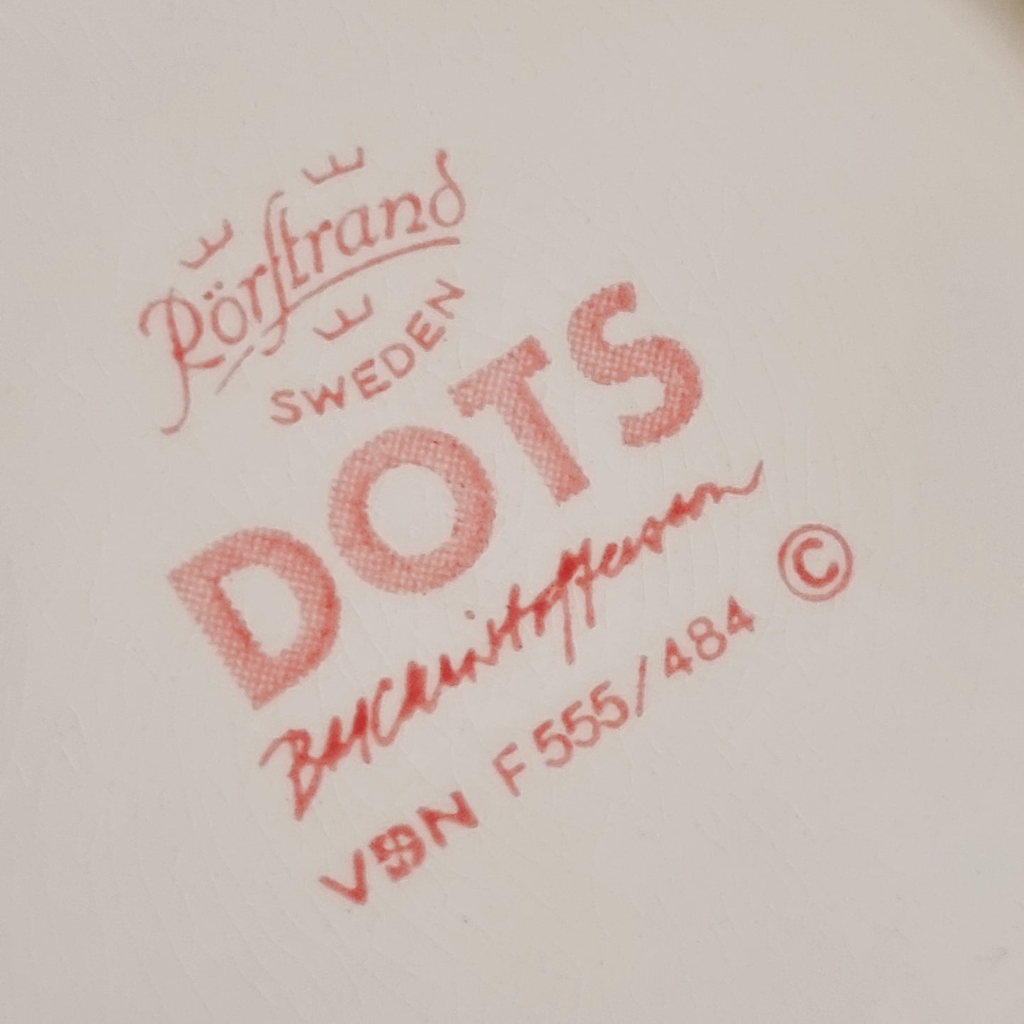 Kaffekopp Dots Britt Marie Christoffersson Rörstrand