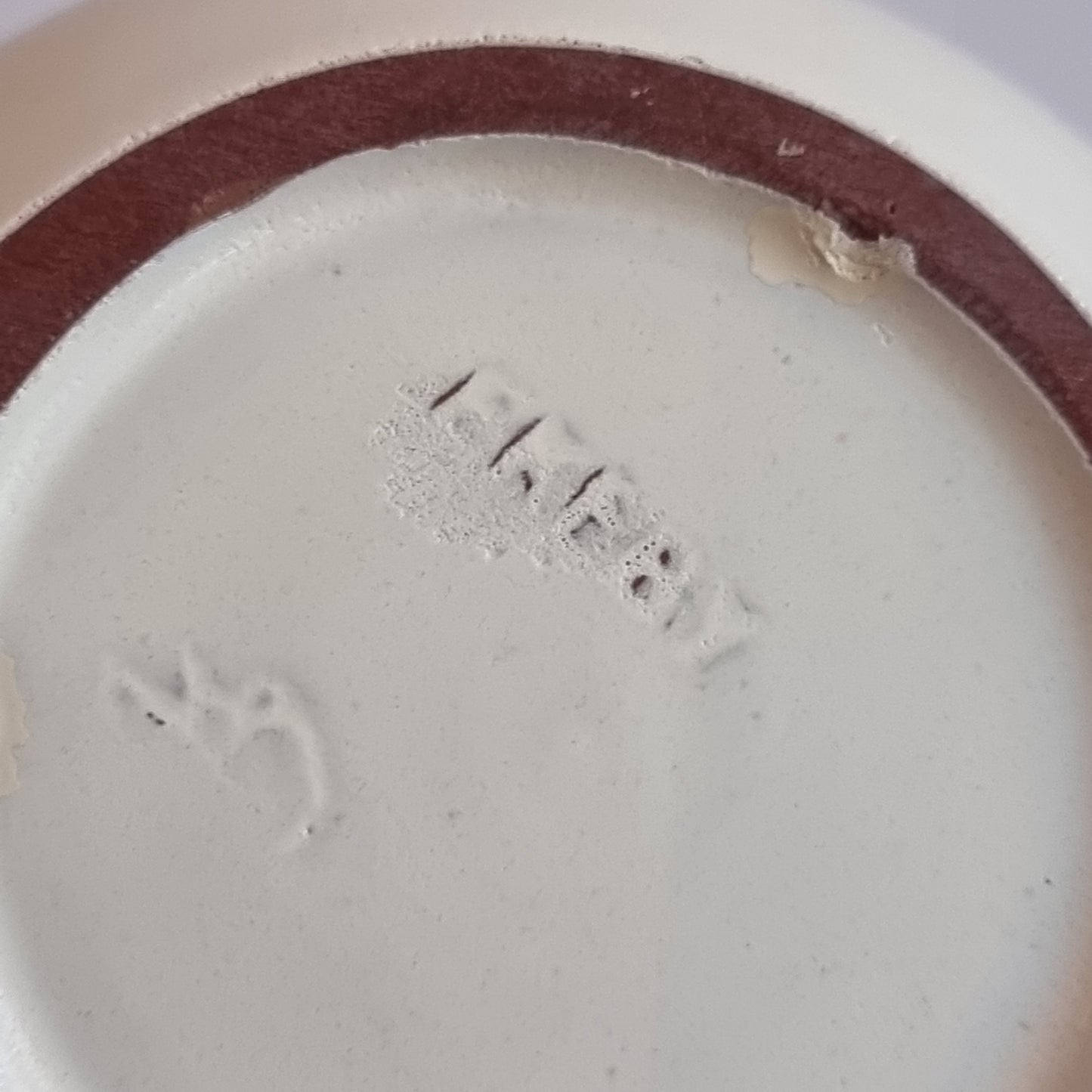Sockerskål vitglaserad keramik Ingrid Atterberg Upsala-Ekeby 1940-tal