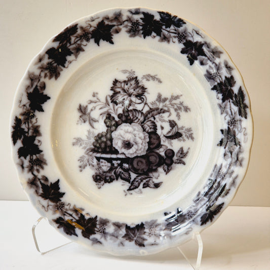 Dinner plate Mulberry Liquid brown Rørstrand 24.5cm
