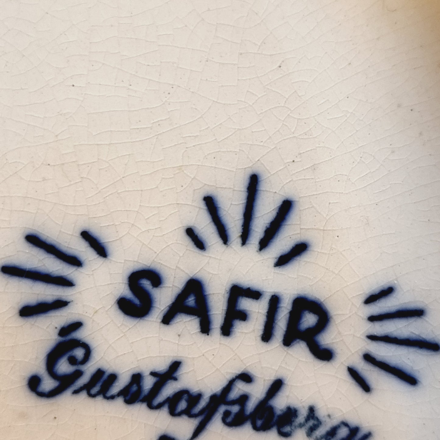 WiIhelm Kåge platter Sapphire gold Gustavsberg