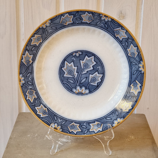 Appetizer plate Sapphire gold Wilhelm Kåge Gustavsberg 21.5cm