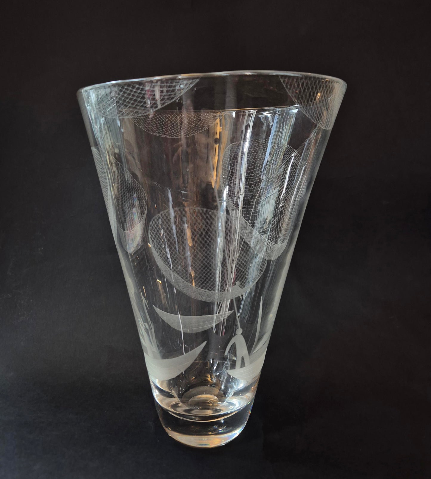 Vicke Lindstrand, vas glas, Kosta