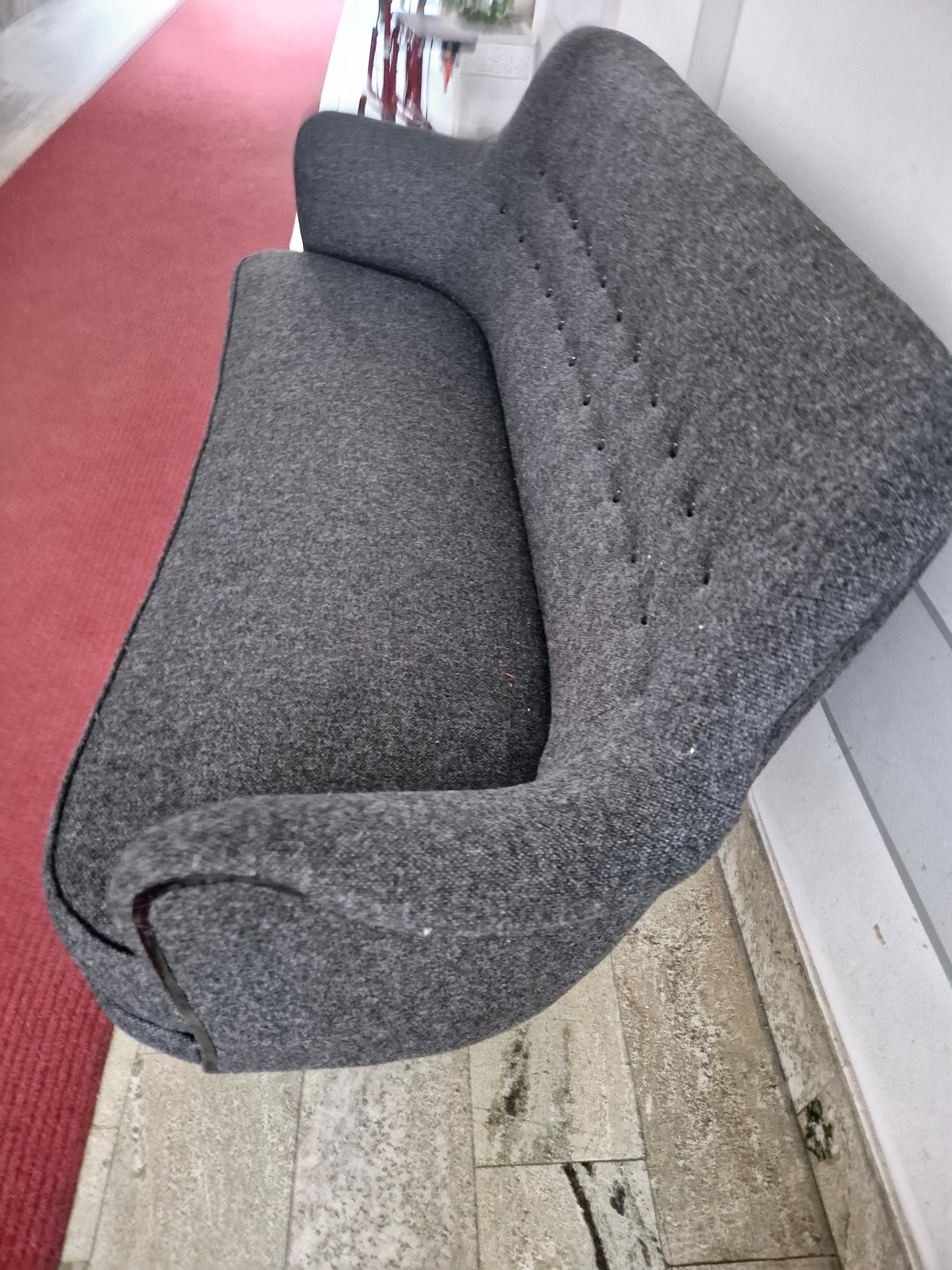 Soffa Carl Malmsten Samsas 3-sits Nyklädd