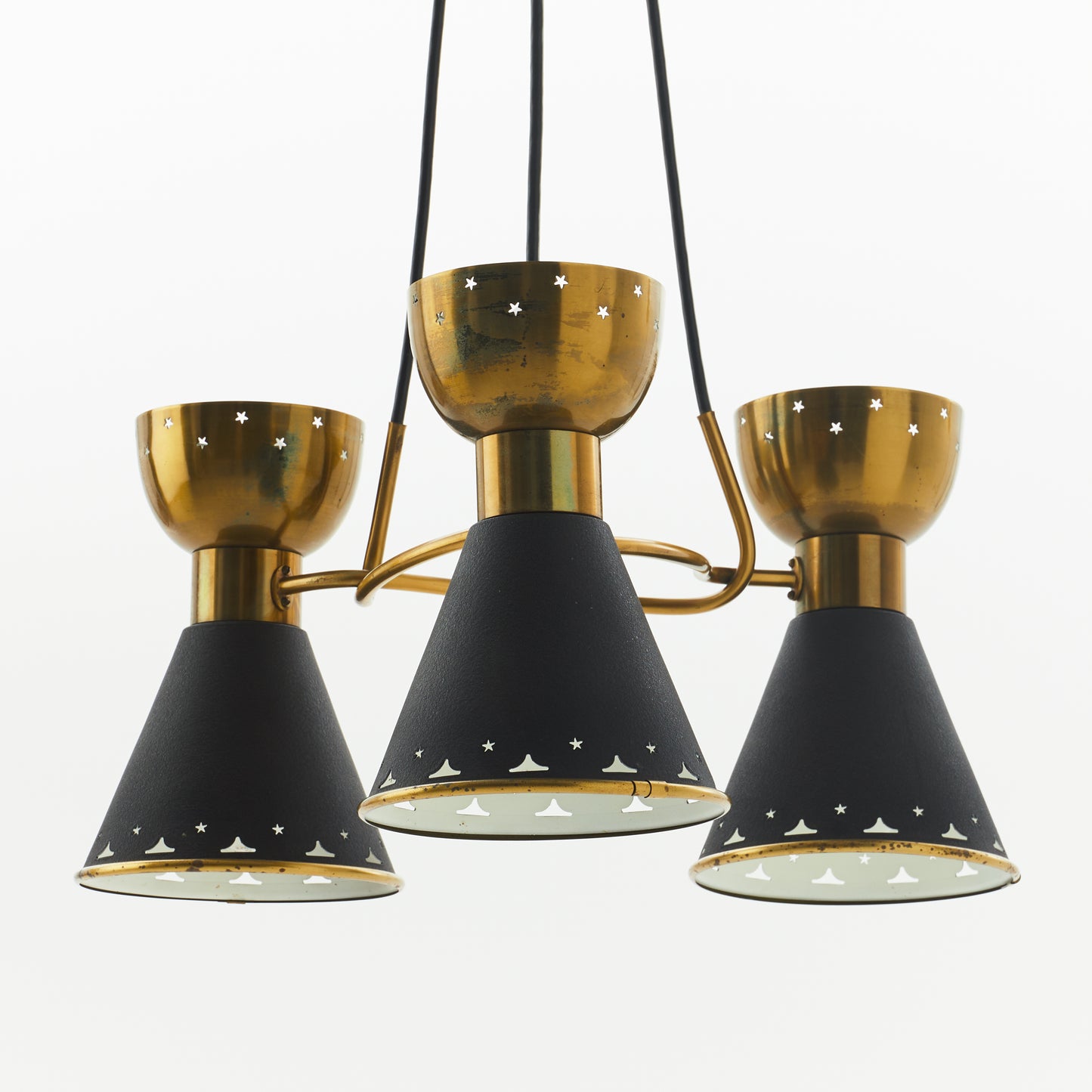 Ceiling lamp brass 1950-60s