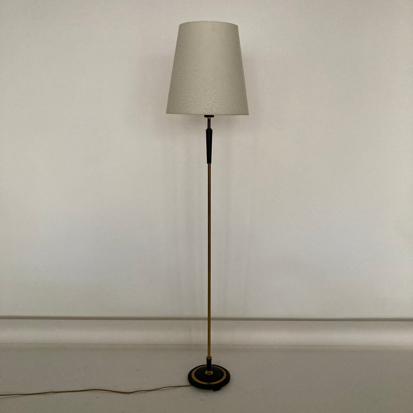 Floor lamp 1960s brass