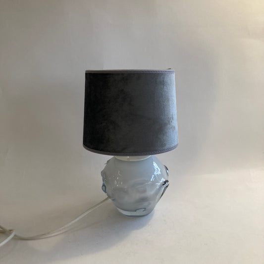 Bordslampa i glas Sverige 1960-70-tal