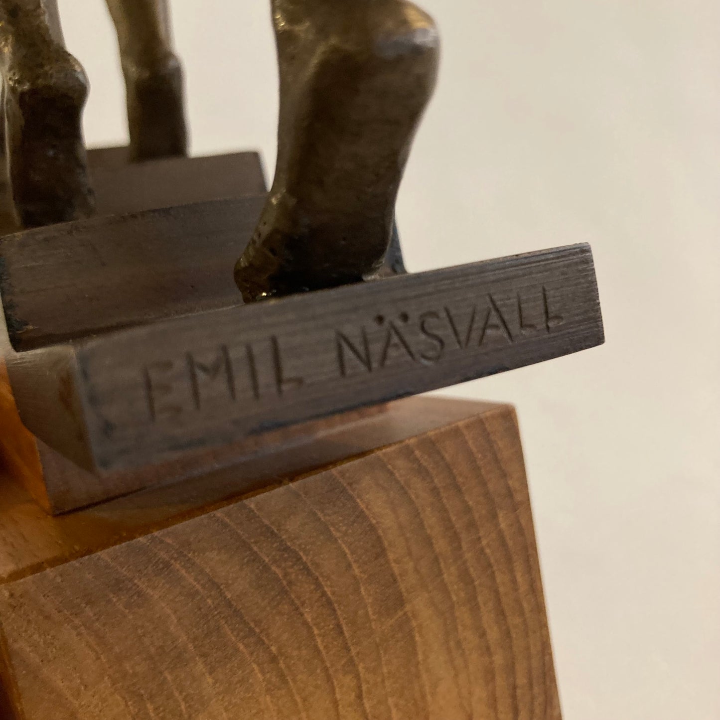 Bronsskulptur Trappan av Emil Näsvall