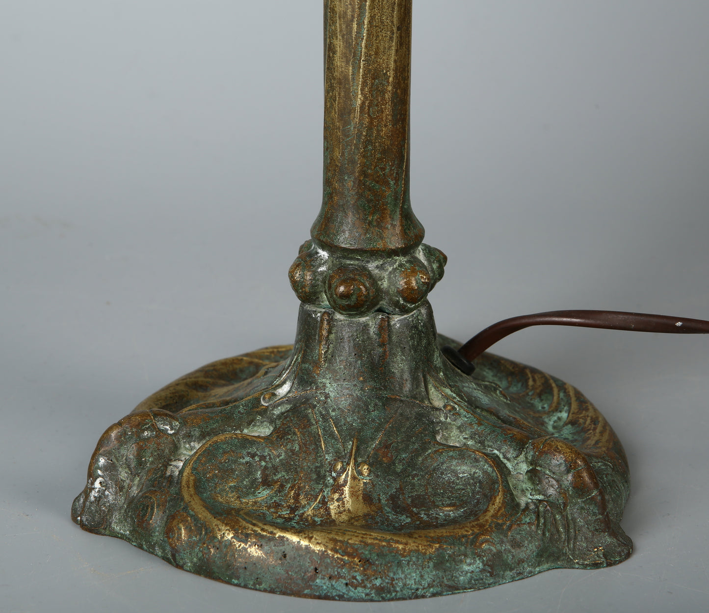 Jugend Böhlmarks bronze table lamp