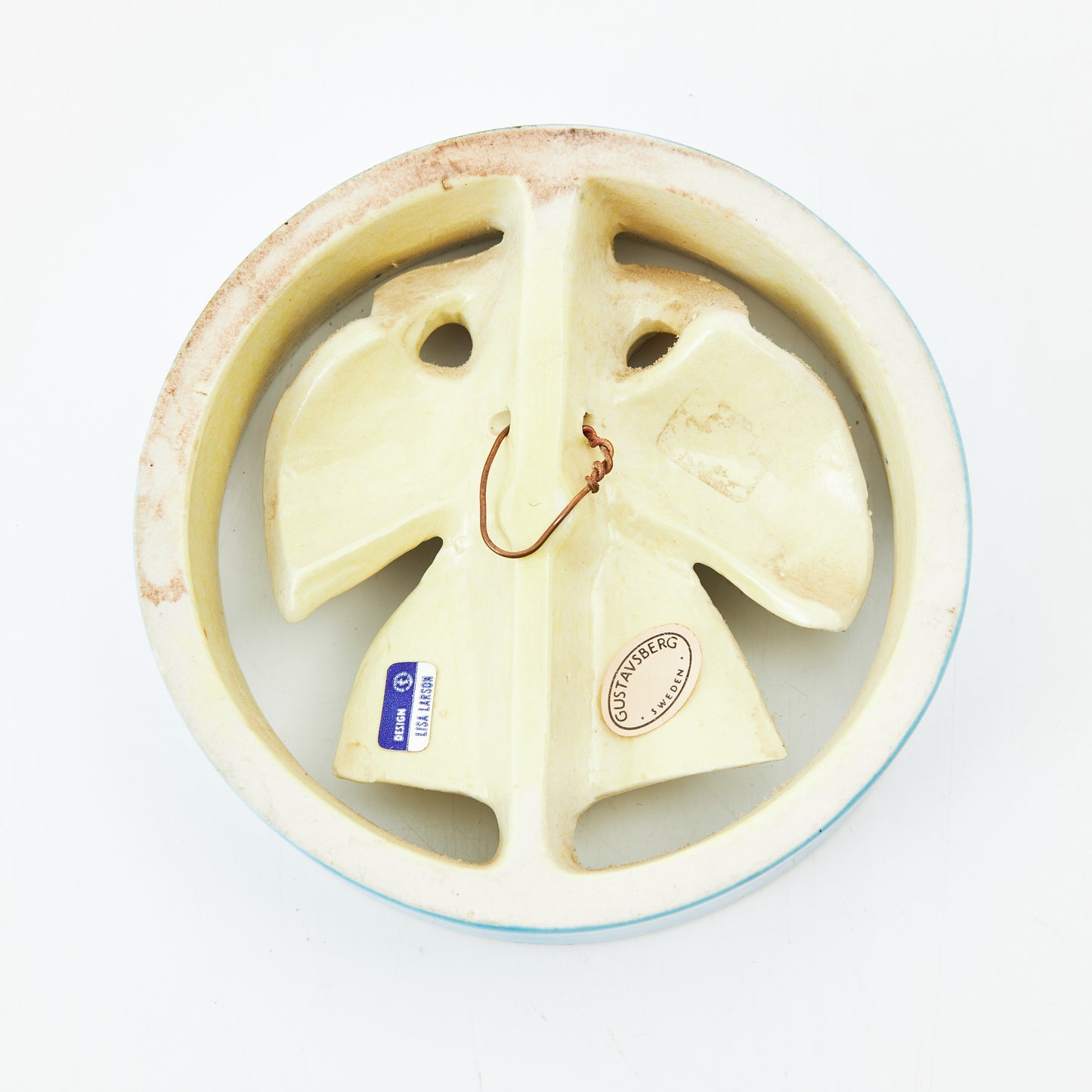 Lisa Larson roundel butterfly Gustavsberg