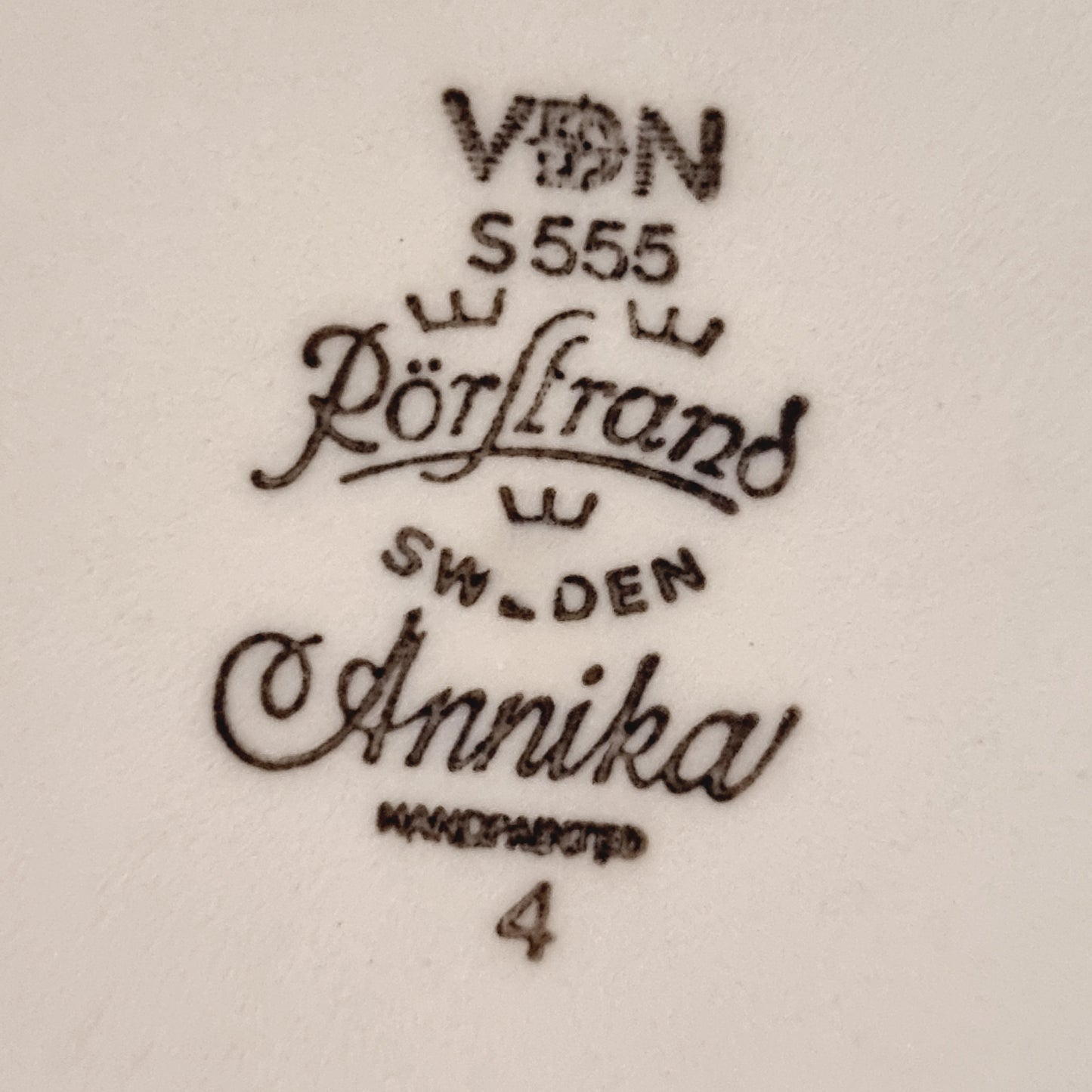 Tallrik Annika Marianne Westman Rörstrand 24,5cm