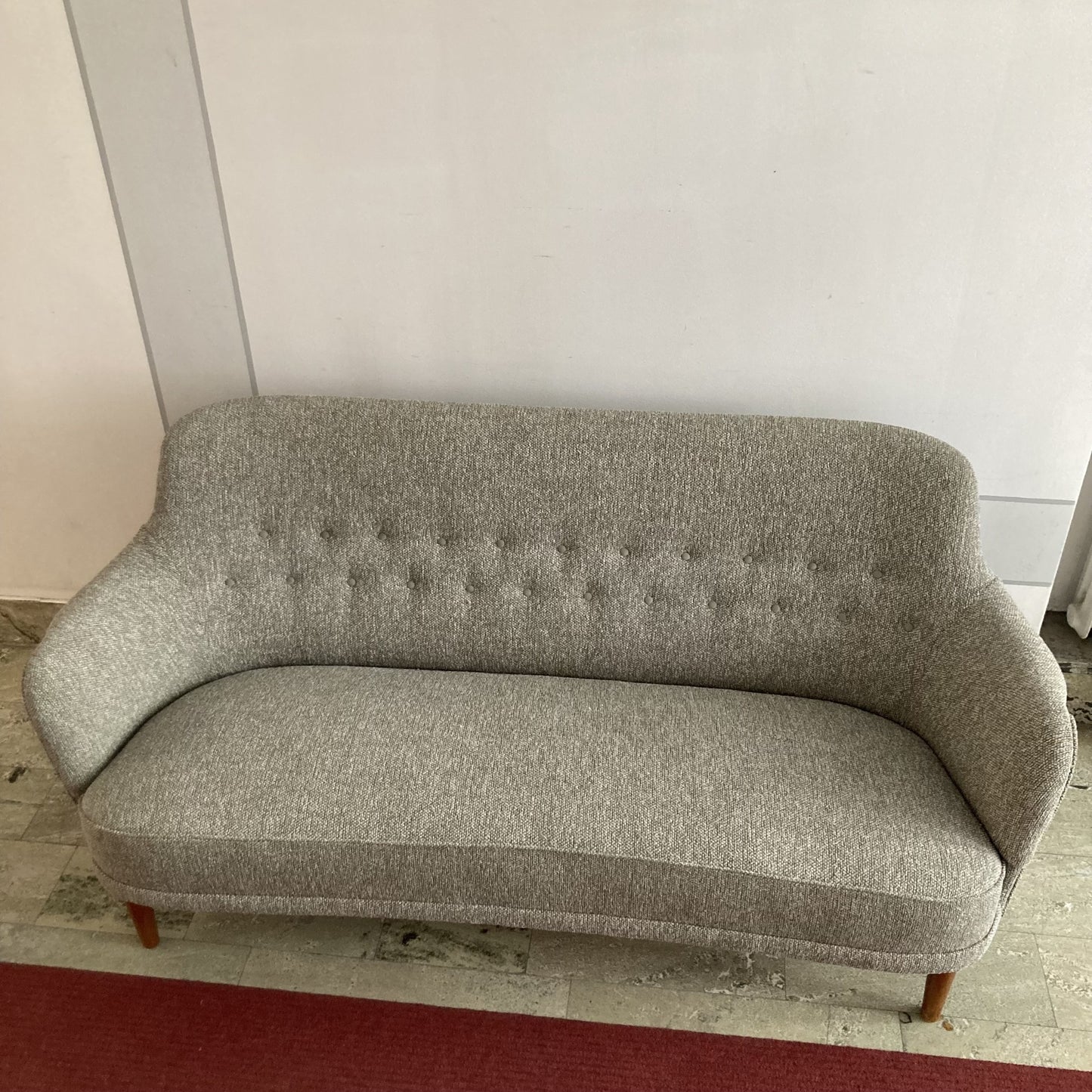Soffa Carl Malmsten Samsas 3-sits Nyklädd