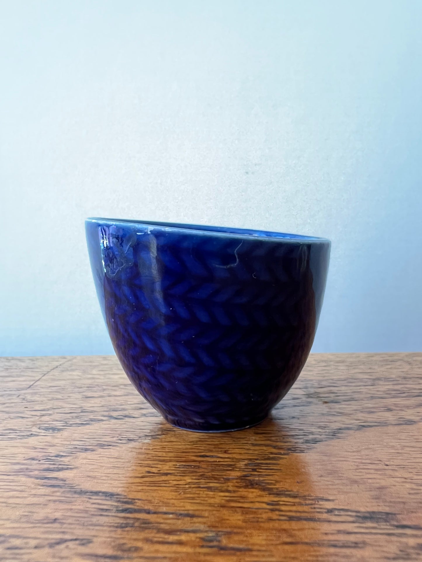 Blue Fire egg cup Hertha Bengtsson Rörstrand