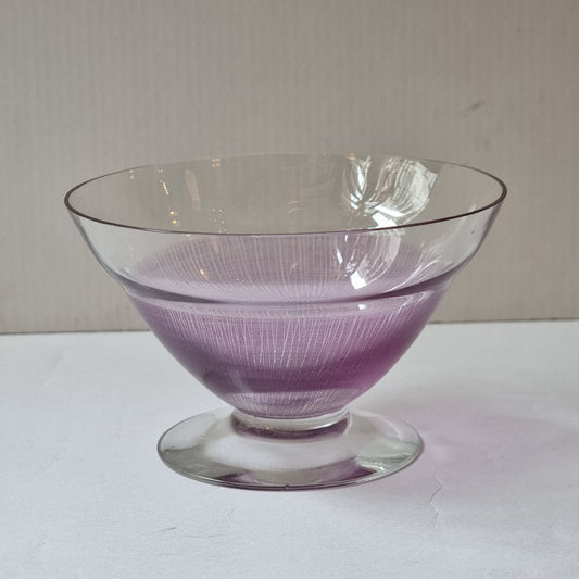 Coupe glass purple Kosta