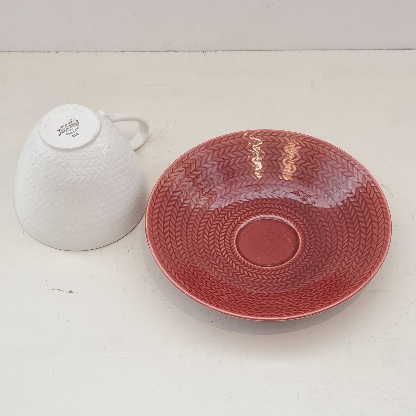 Blue Fire Teacup Hertha Bengtsson Rörstrand