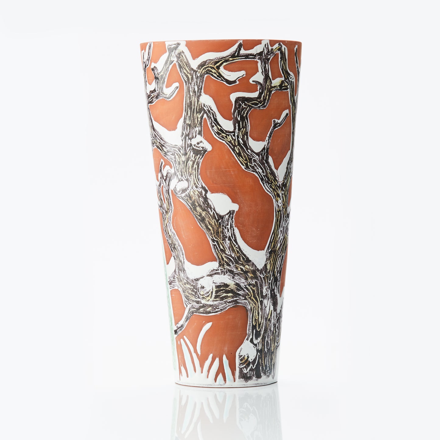 Wilhelm Kåge floor vase faience's unique Gustavsberg
