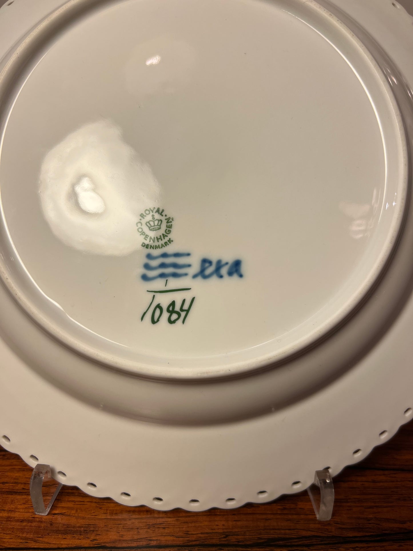 Musselmalet tallrik Arnold Krog Royal Copenhagen 25cm