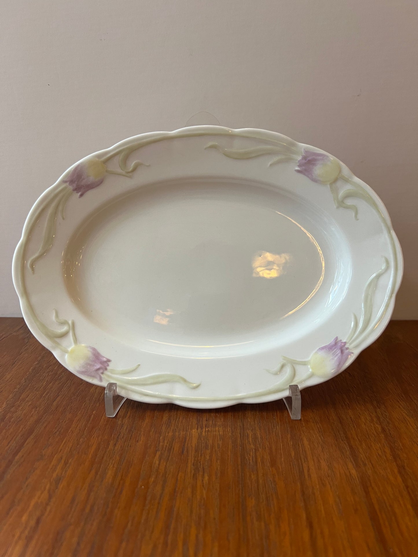 Alf Wallander Tray Tulpan Jugend Rörstrand 22.5 x 16.5cm