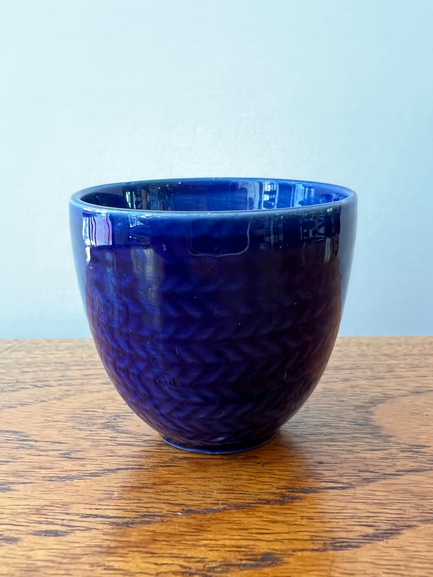 Blue Fire egg cup Hertha Bengtsson Rörstrand