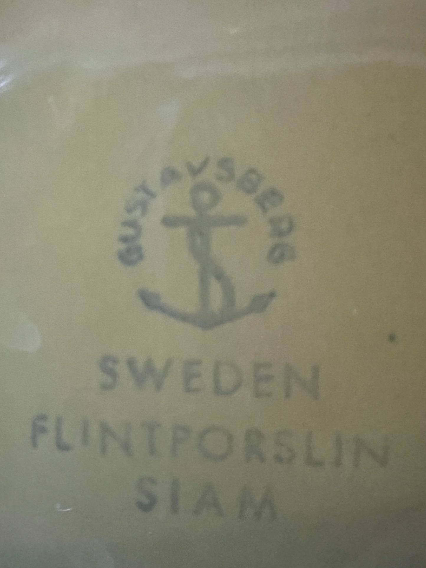 Siam assiett Stig Lindberg Gustavsberg 20,5cm