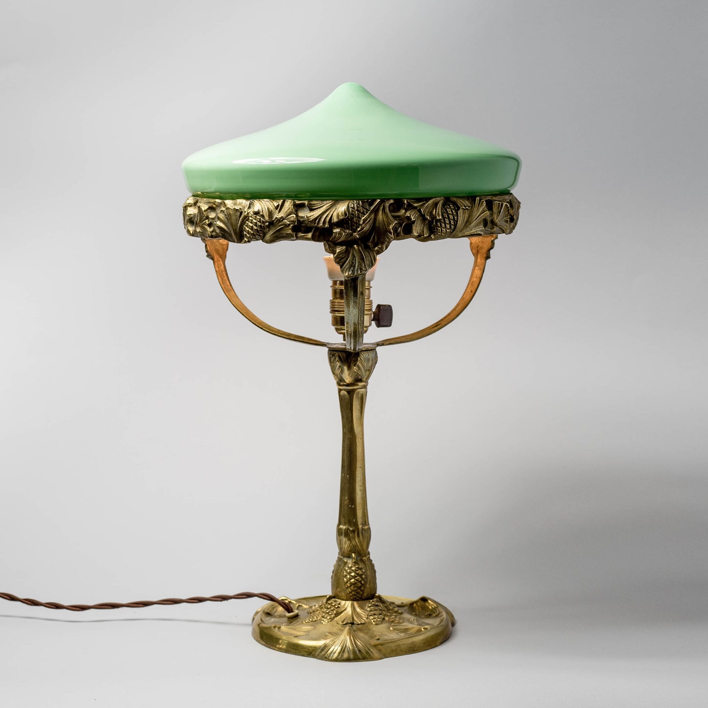 Table lamp Jugend bronze Böhlmarks