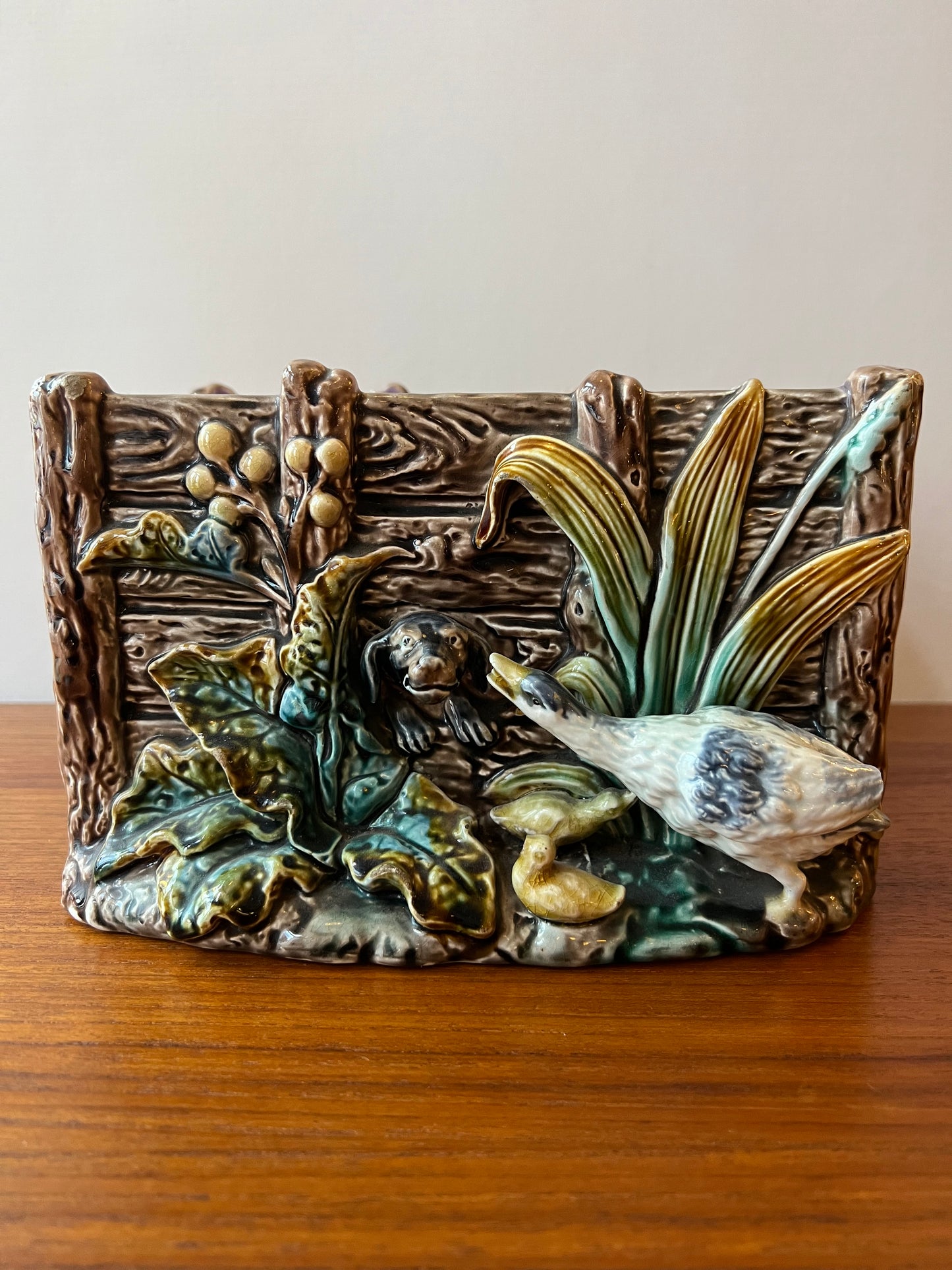 Outer lining pot majolica Gustavsberg