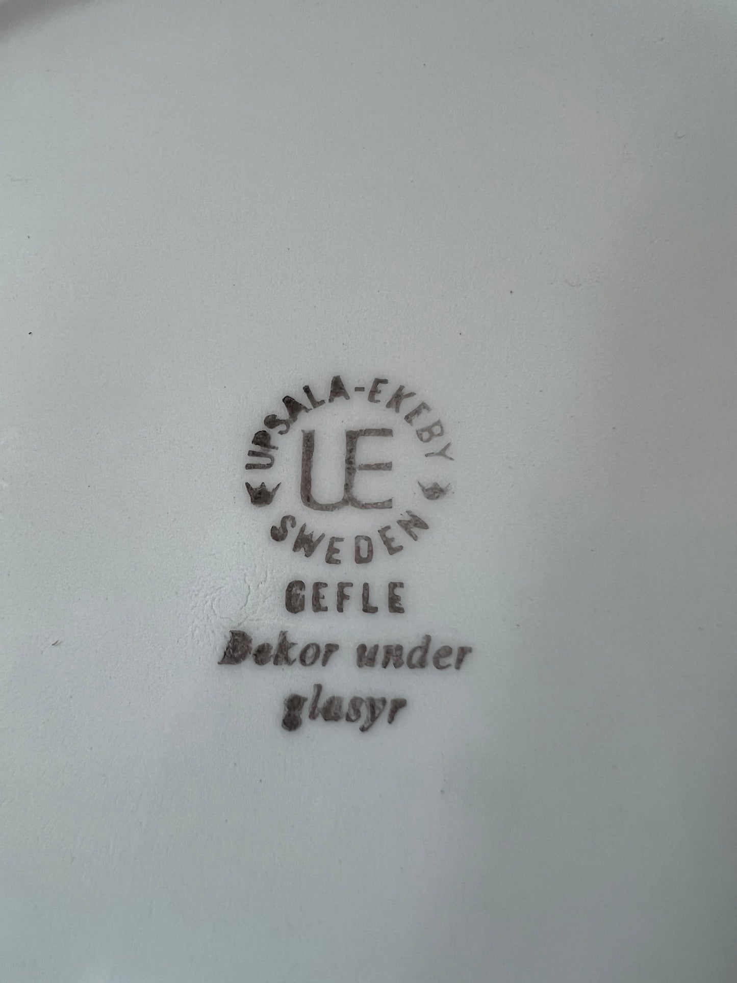 Ruter Dinner plate Helmer Ringström Gefle 23cm