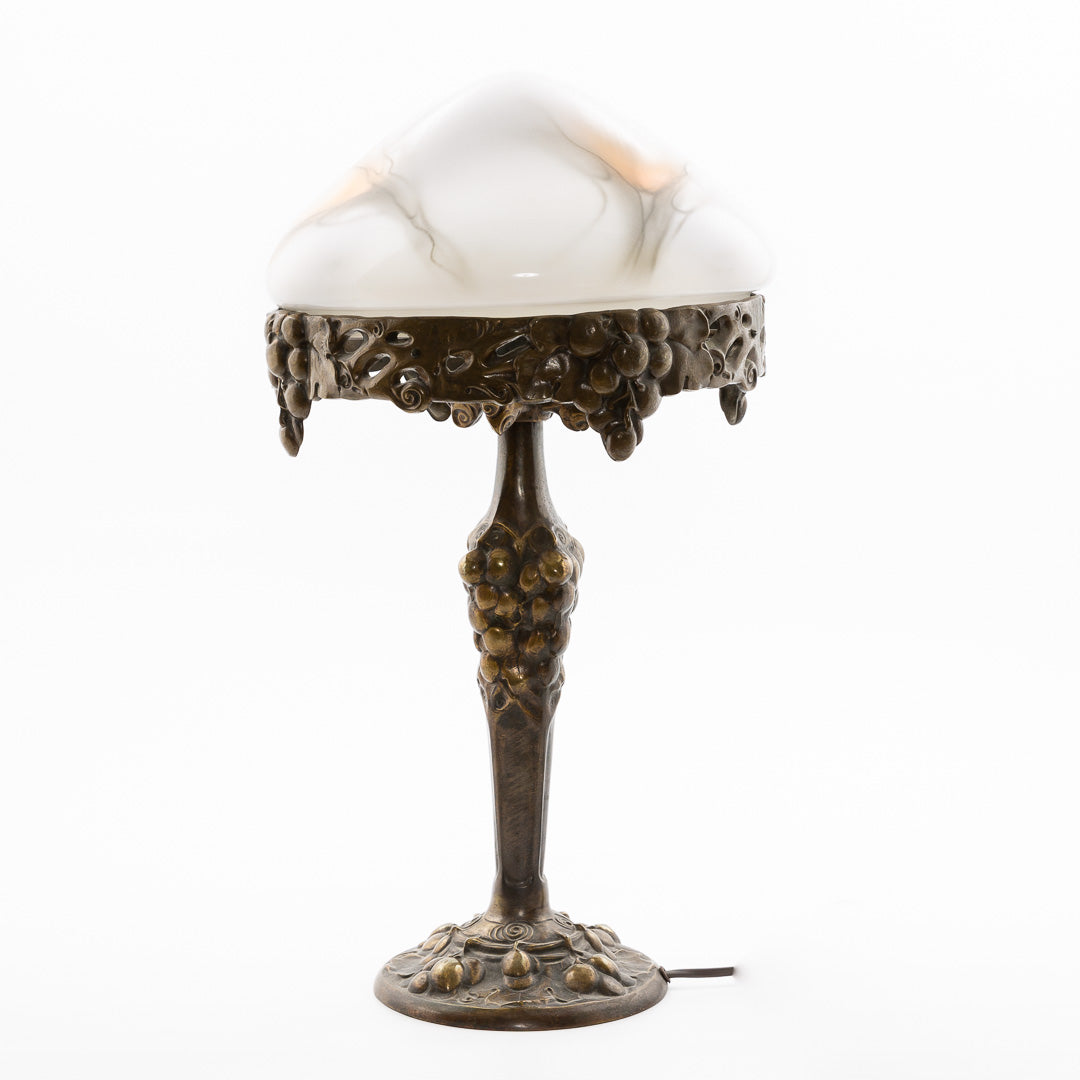 Jugend Böhlmarks bronze table lamp