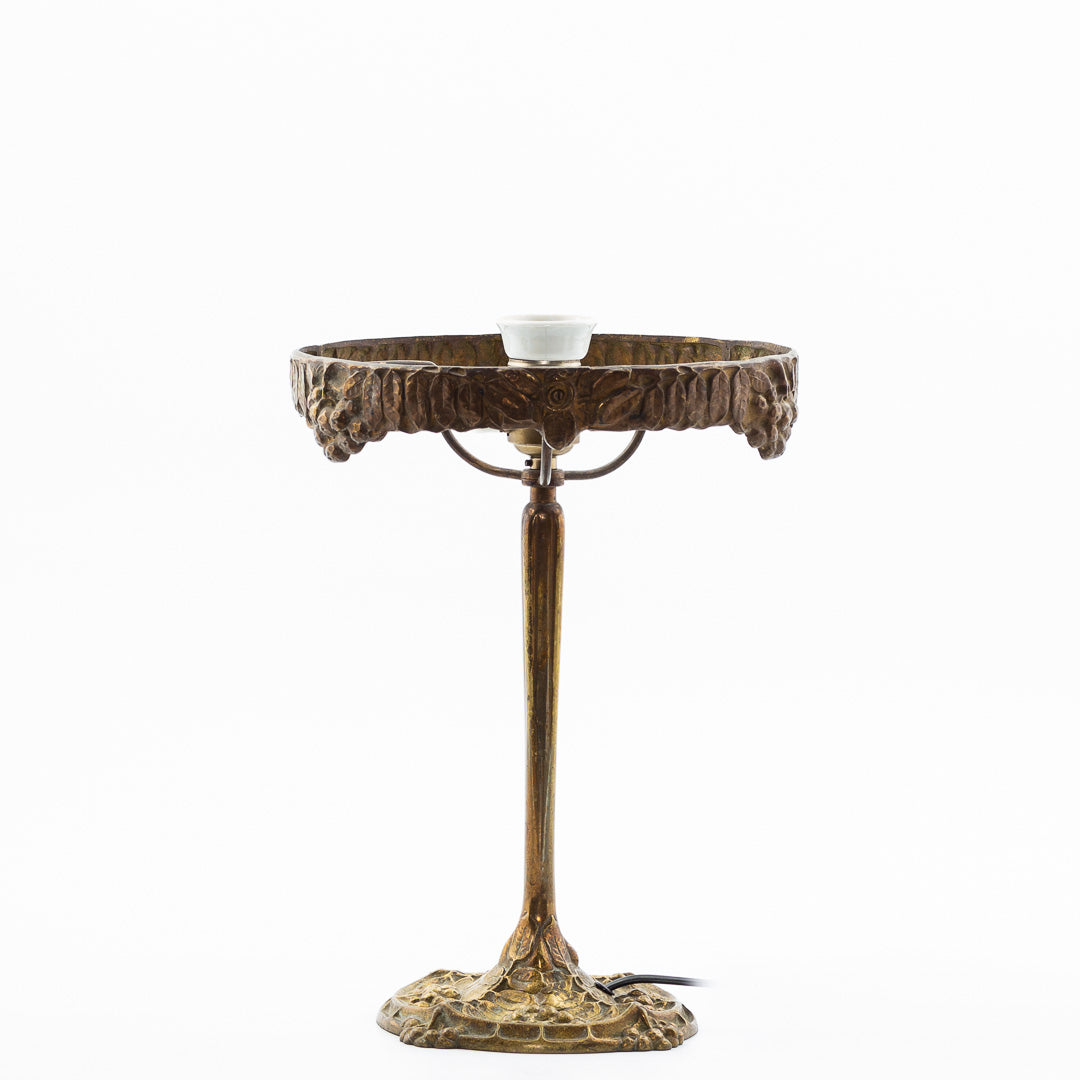 Jugend Böhlmarks bronze table lamp