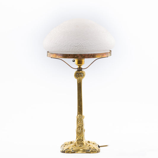 Jugend Böhlmarks bronze table lamp