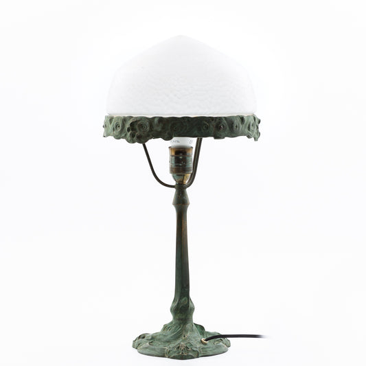 Table lamp Jugend bronze Böhlmarks