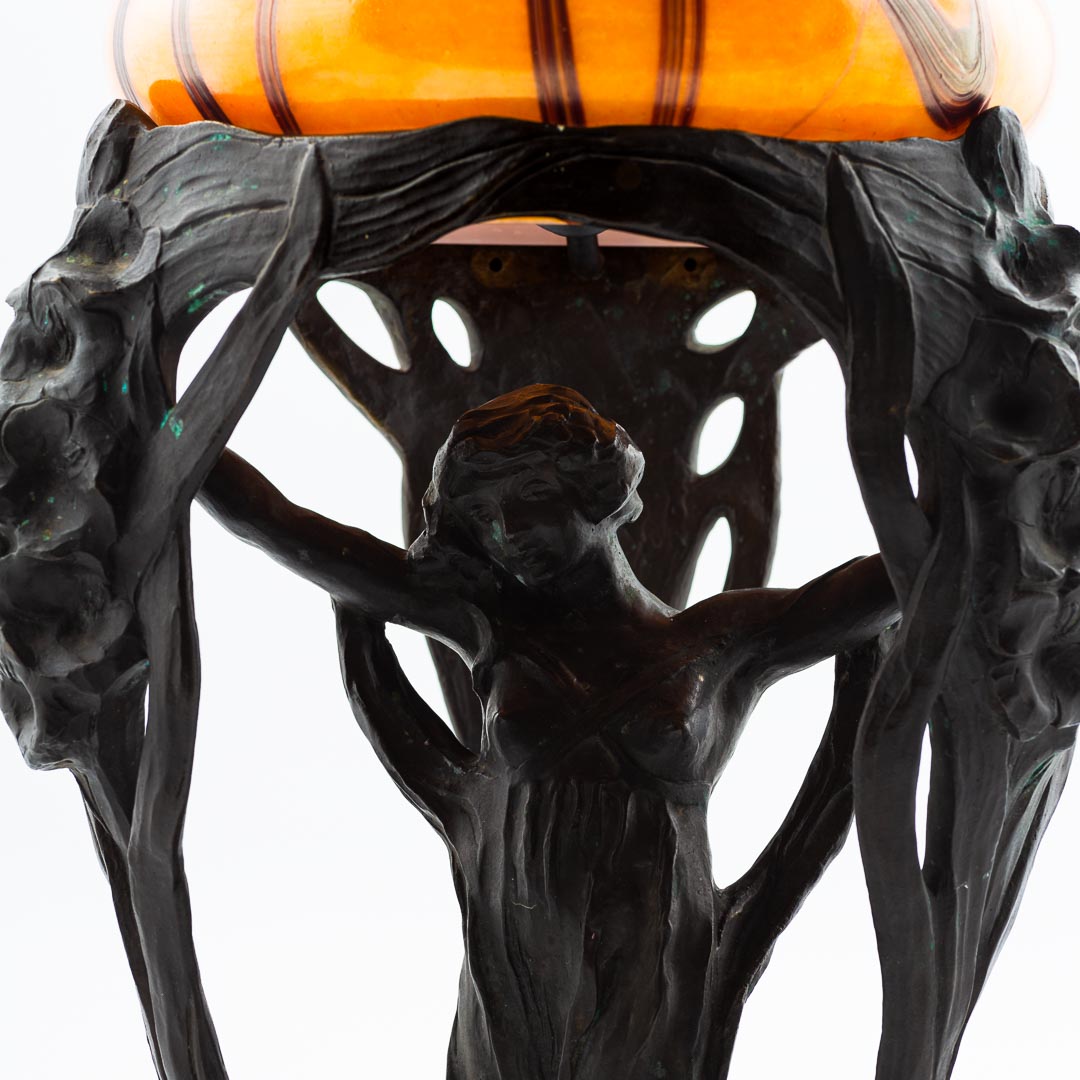 Alice Nordin bordslampa brons Herman Bergman