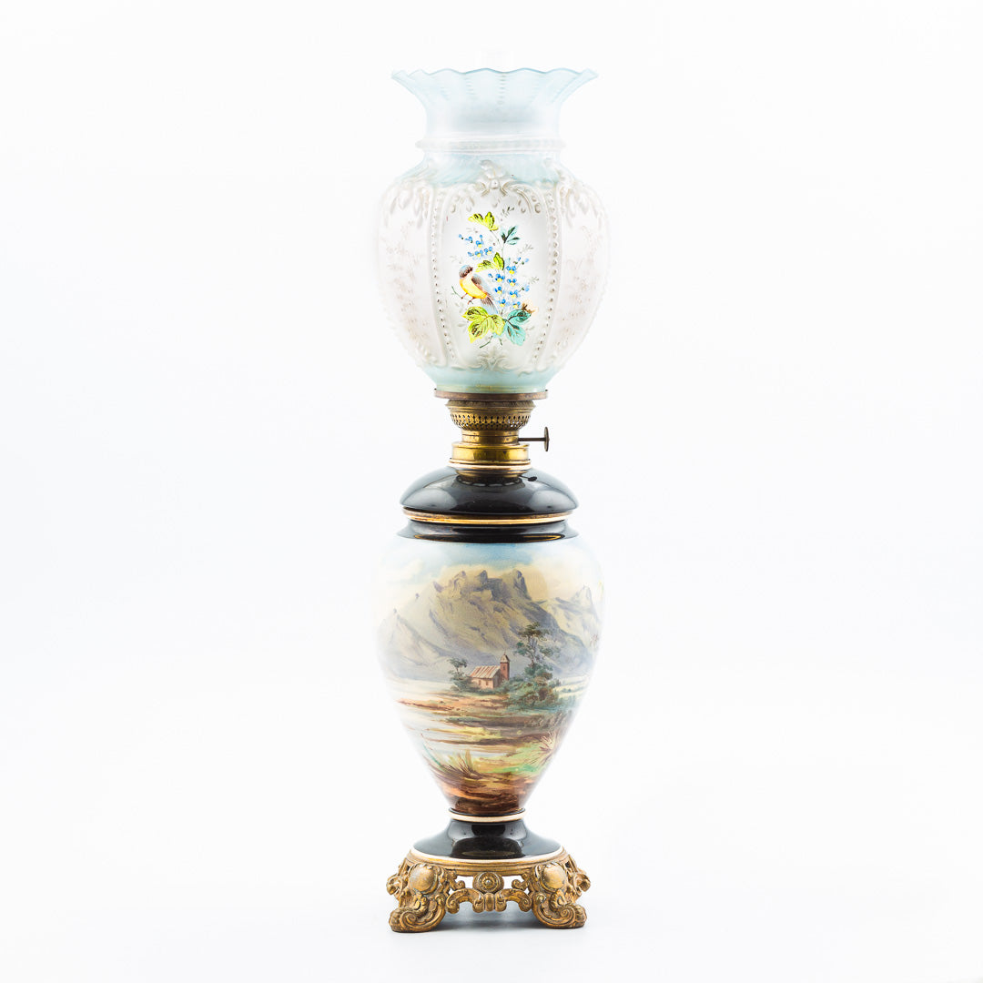 灯油ランプテーブル 灯油ランプ 1890年代 ロールストランド