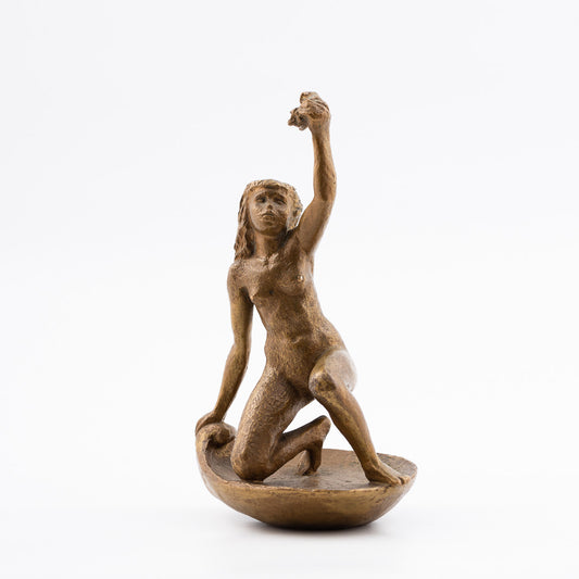Stig Blomberg figurine bronze Herman Bergman