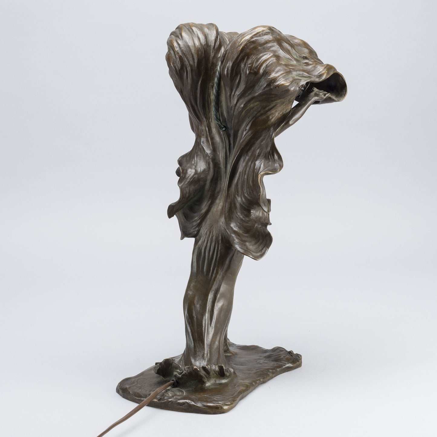 Table lamp bronze Jugend Adolf Jonsson Paris