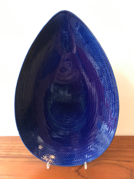 ブルー ファイヤー プラッター ヘルタ ベングトソン ロールストランド 40x27cm
