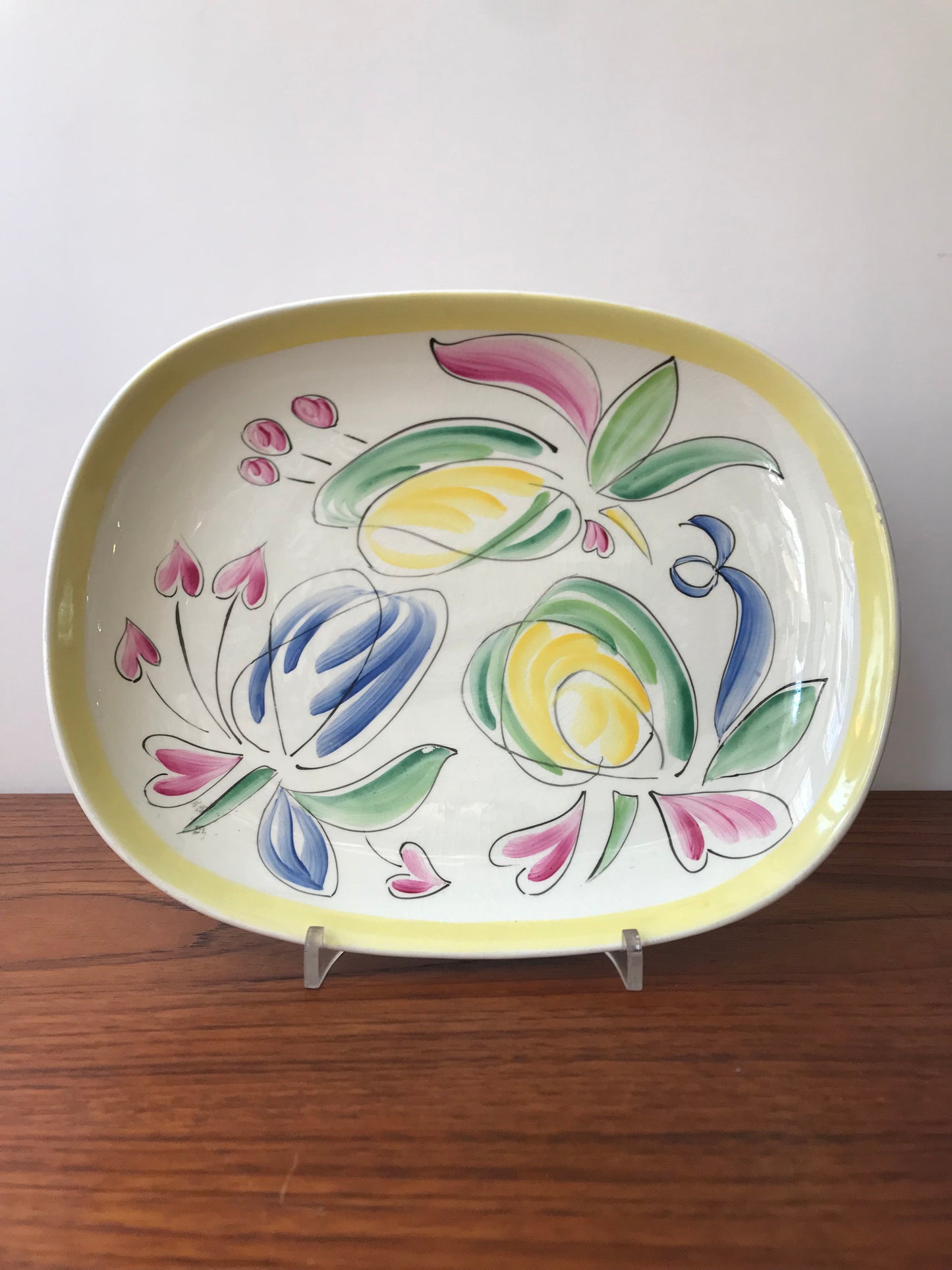 Tropic serving dish Lillemor Mannerheim Gefle 28.5cm x 22.5cm