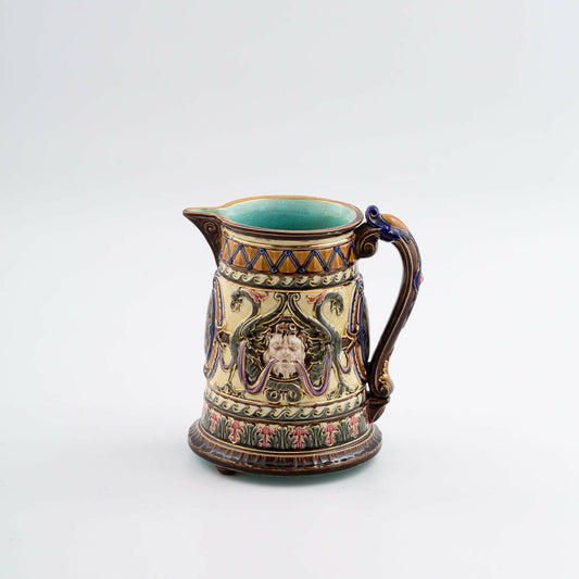 Rörstrand Majolica jug 1880s