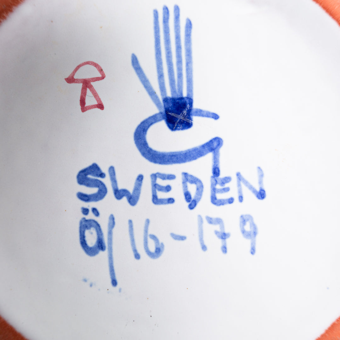 Stig Lindberg faience vase Gustavsberg