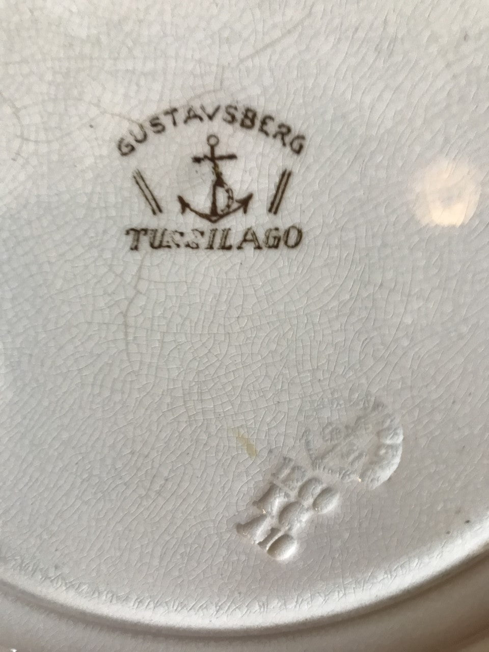Wilmhelm Kåge tallrik Tussilago Gustavsberg 21,5cm