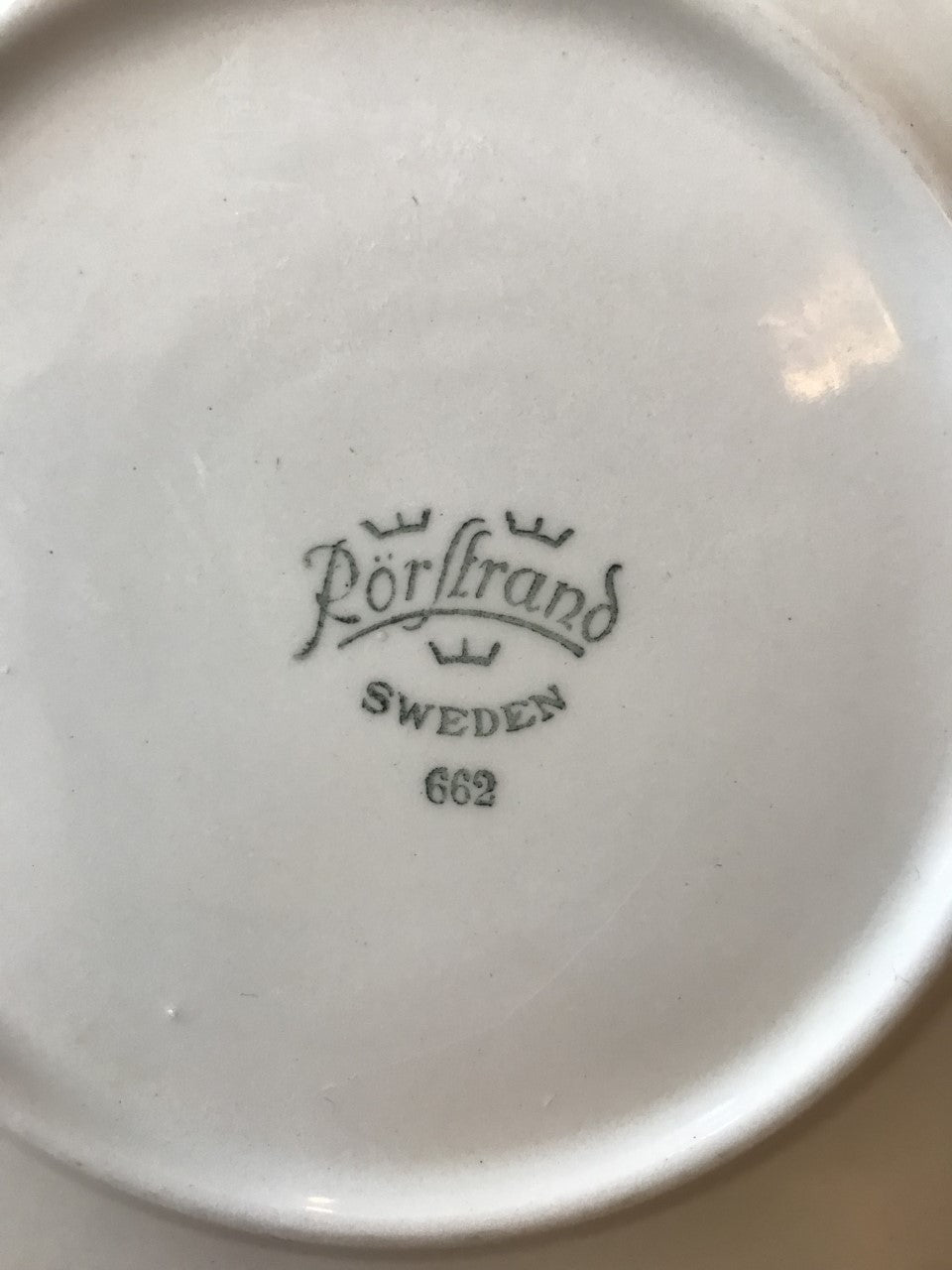 Blå Eld assiett Hertha Bengtsson Rörstrand 19cm