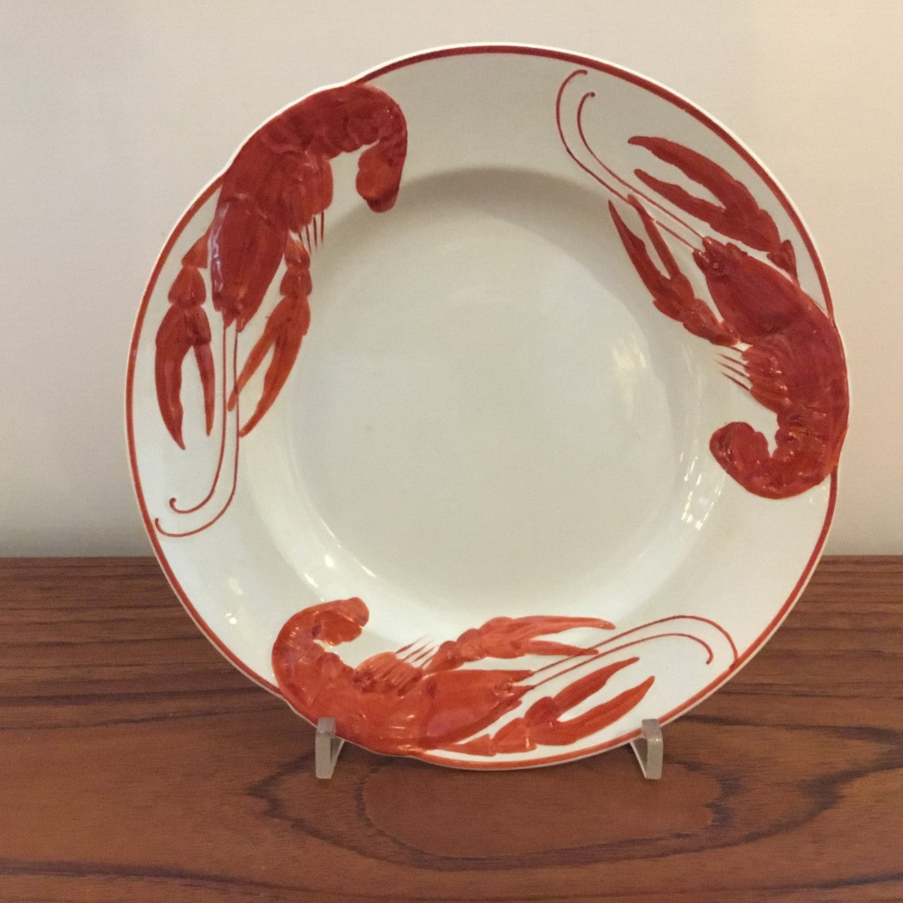 Crab plate Jugend Rörstrand 22.5cm