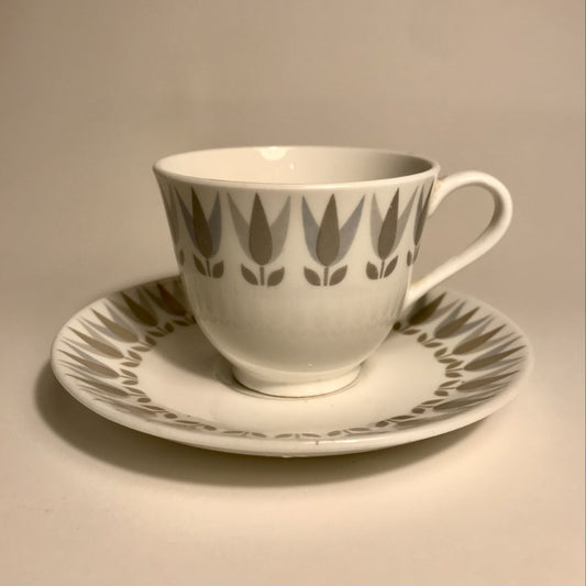 Coffee cup Lotus Gray Bibbi Breger Gustavsberg