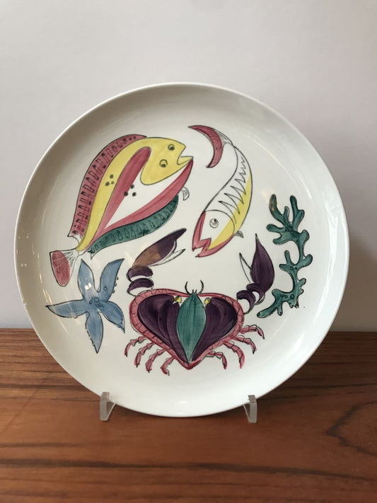 Dinner plate West Coast Lillemor Mannerheim Gefle 24.5cm red