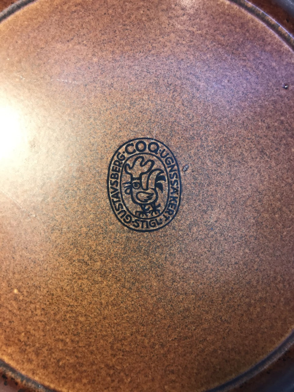ディナープレート Coq Stig Lindberg Gustavsberg 26.5cm