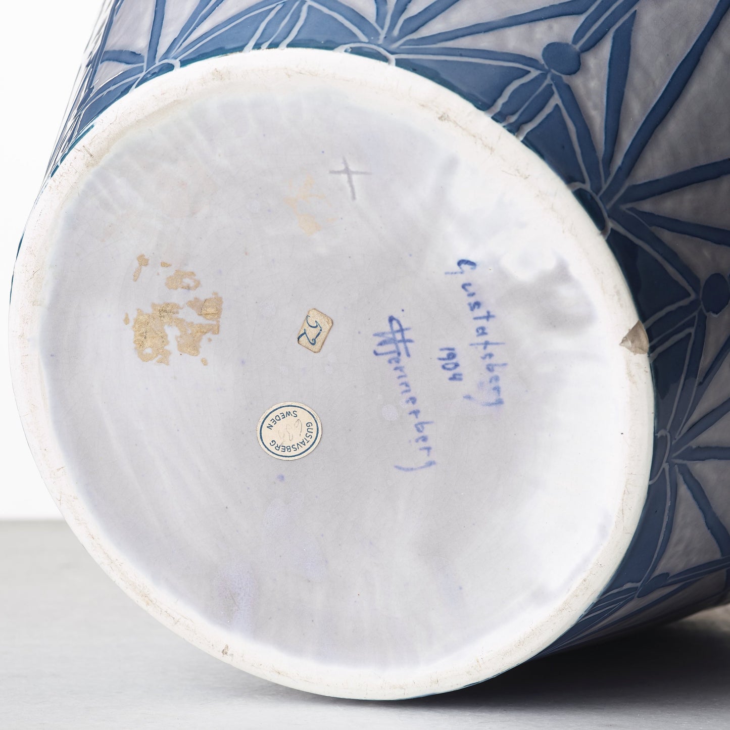 Gunnar Wennerberg floor vase Jugend Gustavsberg