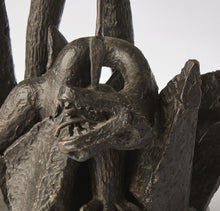 Ladda upp bild till gallerivisning, Skulptur Brons Herman Bergman Sankt Göran och draken
